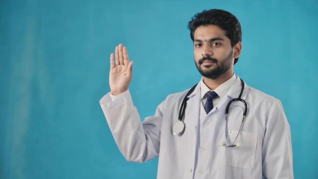 Hippocratic Oath of a doctor.