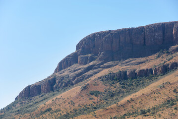 Marakele National Park safari game drive in Limpopo province, South Africa, with amazing scenic...