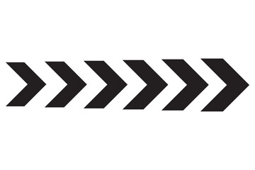 Colorful Arrow Vector and PNG Set – Dynamic Moving Arrows Representing Speed, Acceleration, and Motion