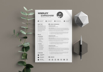 Professional Resume CV Template