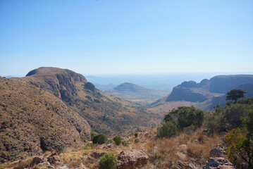 Marakele National Park safari game drive in Limpopo province, South Africa, with amazing scenic...