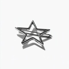 Obraz premium Shiny star-shaped hair clip