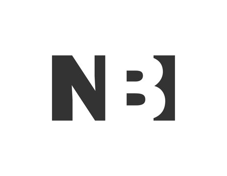 NBI logo design. Initial letter N B I bold font style for tech startups, consulting, corporate branding. Creative company name, headlines typography identity, trendy logotype.