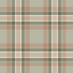 Elegant plaid pattern in muted earth tones. Classic textile design. Perfect for backgrounds, apparel, or design elements. Versatile and timeless.