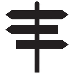 Vector Icon for Crossroads