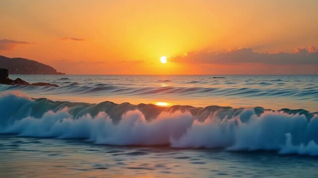 sunrise over the sea