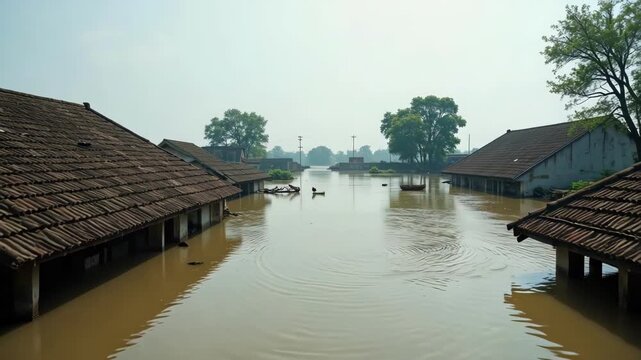 flood in the city