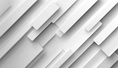 Abstract Geometric White Background