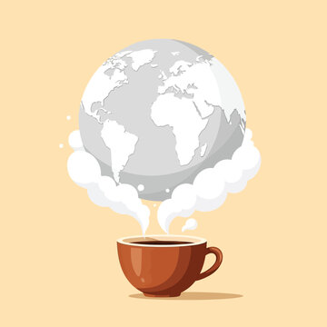 Global Coffee A Cup of Earth's Wonders, a Unique Drink for Worldly Adventures