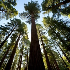 towering redwood trees