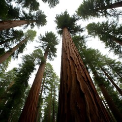 towering redwood trees