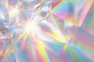 An image of the reflective effect of crystal glass.