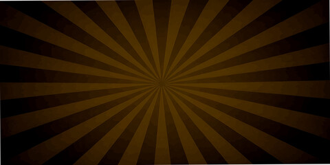 Retro abstract background with vintage sunburst rays and grunge textured design