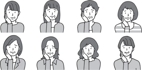 Avatar Icon Pack – Diverse Faces, Team Members, Business, Social Media Profiles, Flat Style Illustration