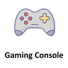 Gaming Console Vector icon which can easily modify or edit