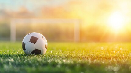 Exciting soccer match scene sunny field sports photography outdoor environment close-up view game dynamics