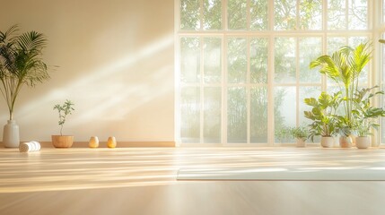 Sunlit indoor plant arrangement cozy home photography minimalist environment natural light serenity and calm