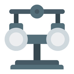 Optometry icon. Eye exam symbol. Vision care and ophthalmology service collection. Flat Icon