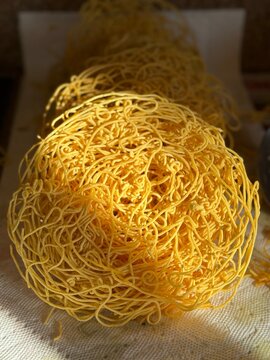 Golden Fried Vermicelli (Seviyan / Sev) Traditional Snack