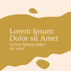 Social media cover. Post template.