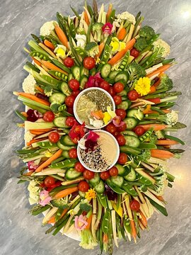 Rainbow Veggie board