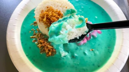 pouring milk into a glass