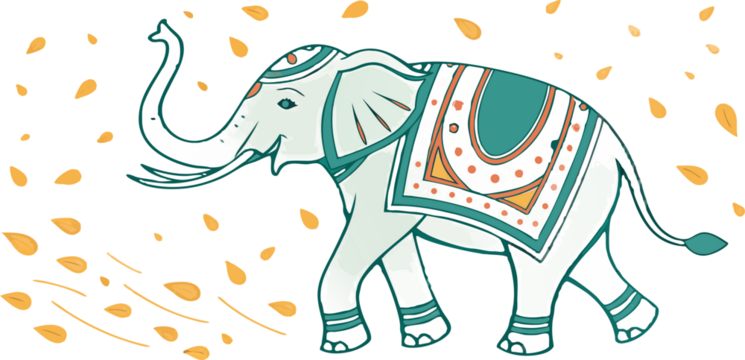 Paper‑Cut Layered Elephant – Immersion