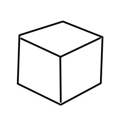 Package, delivery boxes, cargo box. Box line icons. Cargo distribution, export boxes, return parcel icons. Shipment of goods, purchase container, open