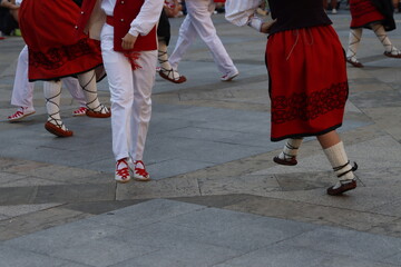 Basque folk dance performance