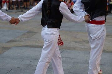 Basque folk dance performance