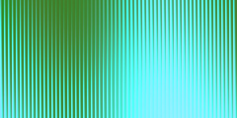 Obraz premium Green and Teal Vertical Ribbed Gradient Background