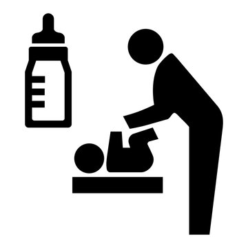 ベビーケアルームのピクトグラム