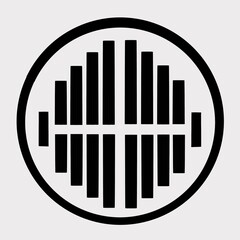 Sound speaker logo icon graphic