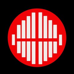 Sound speaker logo icon graphic