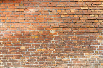 Mauer Hintergrundtextur. Roter Stein.