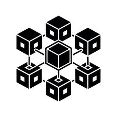 Fototapeta premium Blockchain Intro