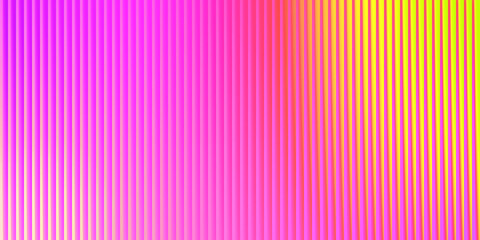Obraz premium Pink Purple and Yellow Vertical Ribbed Gradient Background