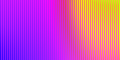 Obraz premium Pink Purple to Yellow Vertical Ribbed Gradient Background
