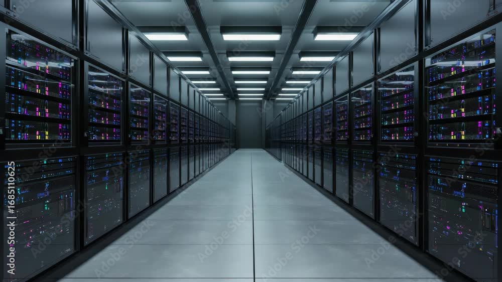 Poster high performance computer server data center