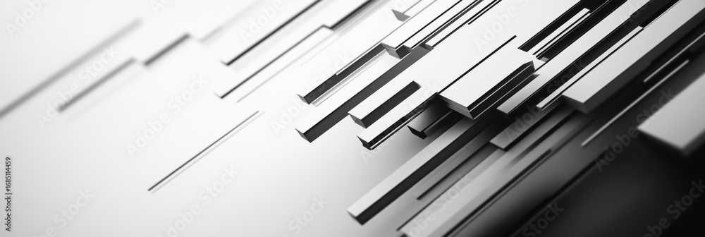 Poster abstract tech background showcasing upward arrow design in a minimalist style