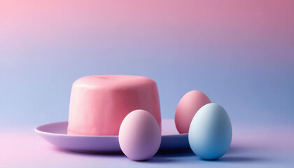 Elegant Easter Composition Copy Space Simple