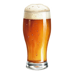 Vector watercolor Beer / 水彩テイストのビールイラスト