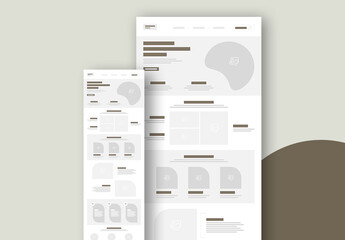 Wireframe Template Layout