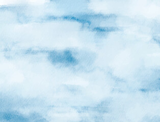 Light blue watercolor textured background with soft artistic strokes. Great for sky-themed designs, invitations, packaging, digital art, and social media templates