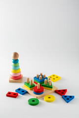 Colorful Wooden Educational Toys for Children&rsquo;s Learning and Play