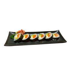 sushi on a white plate