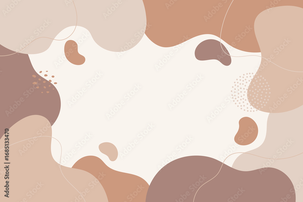 Aufkleber abstract retro geometric blob texture pattern banner or poster template design background