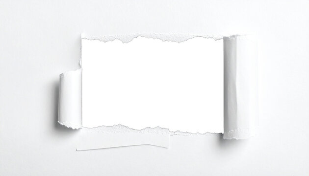 Marco fotogr&aacute;fico realista con textura de papel rasgado en los bordes, como si la foto estuviera rota a mano. El papel debe tener un aspecto fibroso, con sombras suaves en los bordes para dar volumen.