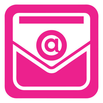 Email icon with at symbol