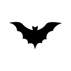 Bat icon on white background